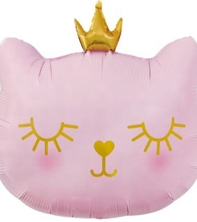 Голова котенок принцесса (Розовый)